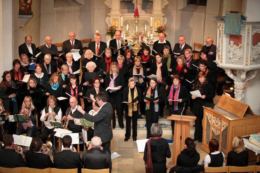 01-13 Bad Windsheim_Kantorei Posaunenchor